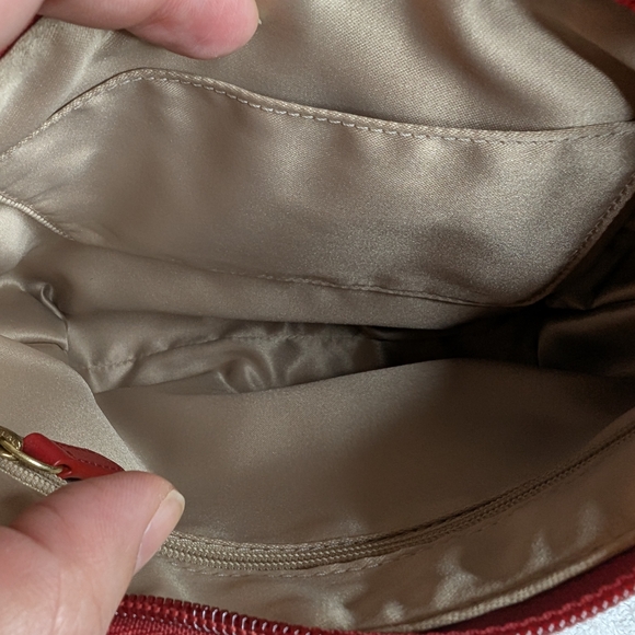 Coach Ashley Swing pack Cherry Red Leather Shoulder Bag - NWOT - Picture 8 of 8